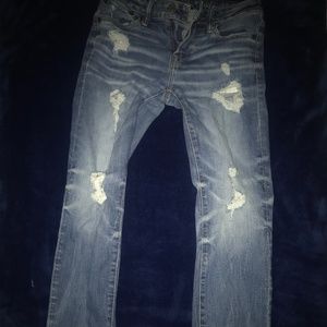American Eagle Airflex Ripped Jeans